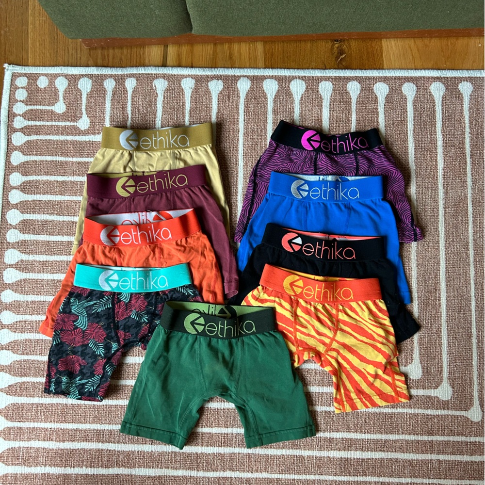 Toddler Ethika Boxer Briefs. 2T. Lot of 9.